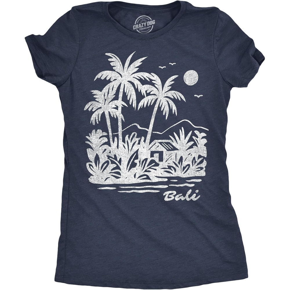 image:imageWomens Funny T Shirts Bali Beach Awesome Vacation Tee for Ladies