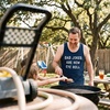 Fitness Dad Jokes are How Eye Roll Funny Mens Sarcastic Tank Tops(Navy)
