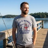 Mens Funny T Shirts Dont Bother Me Im Goin Fishin Fish Tee for Men
