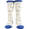 Men’s Vintage Fish With Names Socks Funny Fishing Footwear For Men