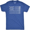 Mens Funny T Shirts Fishing American Flag Fish Novelty Tee for Men