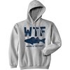 WTF Wheres The Fish Unisex Hoodie Funny Fishing Acronym Fishermen(Light Heather Grey – Wtf)