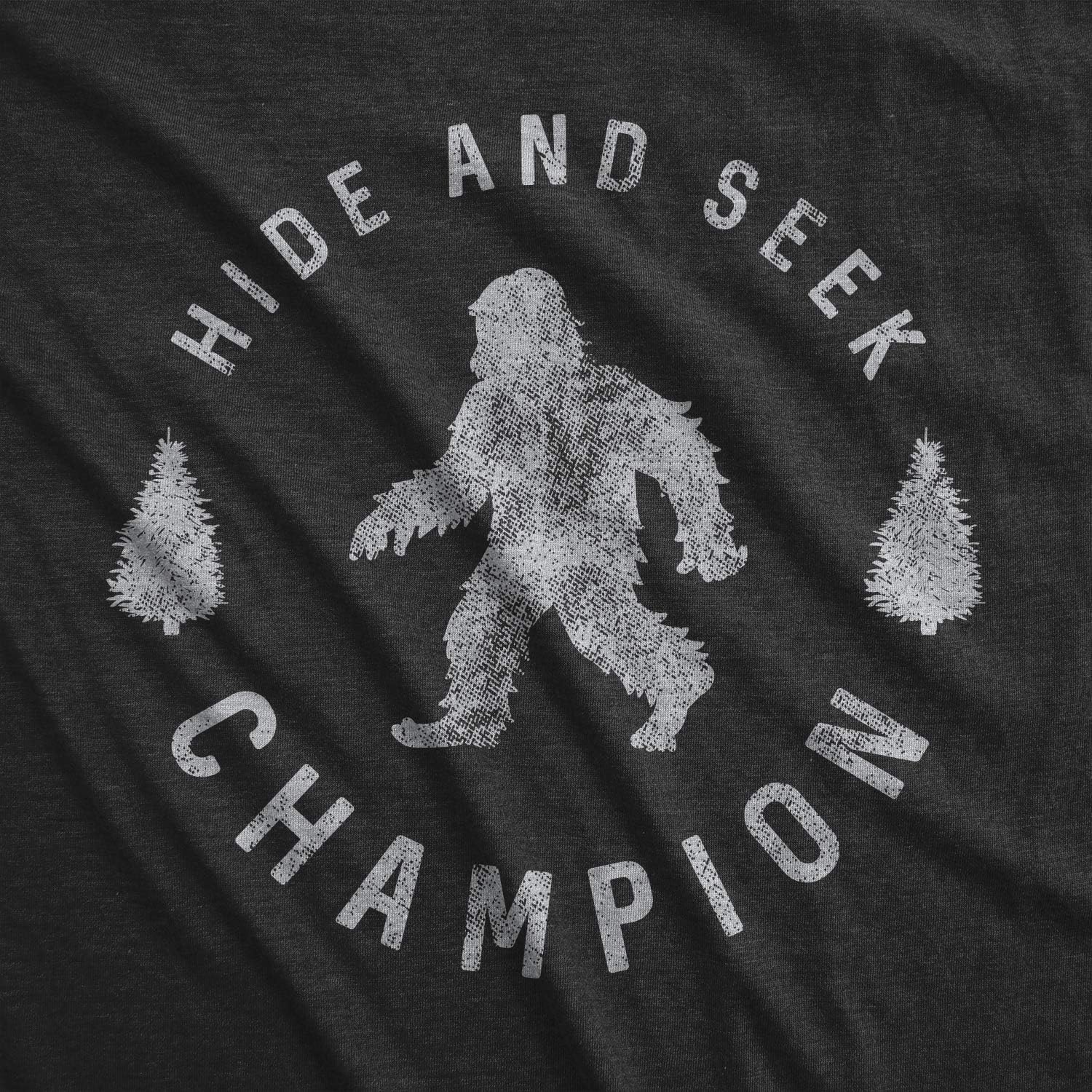 image:imageHide and Seek Champion Funny Bigfoot Graphic TeeBlack Womens Hide and Seek