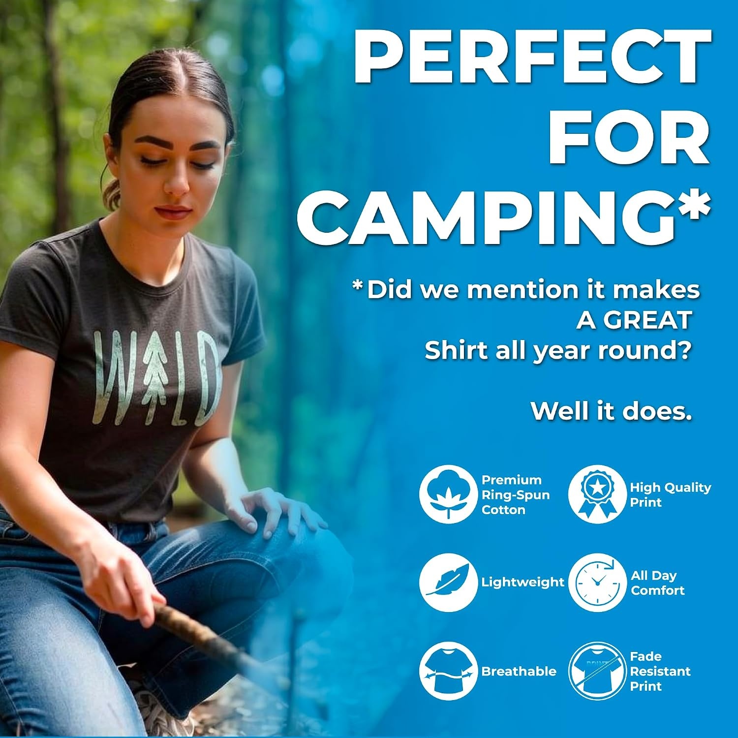 image:imageHide and Seek Champion Funny Bigfoot Graphic TeeLight Grey Womens 2 Color Print